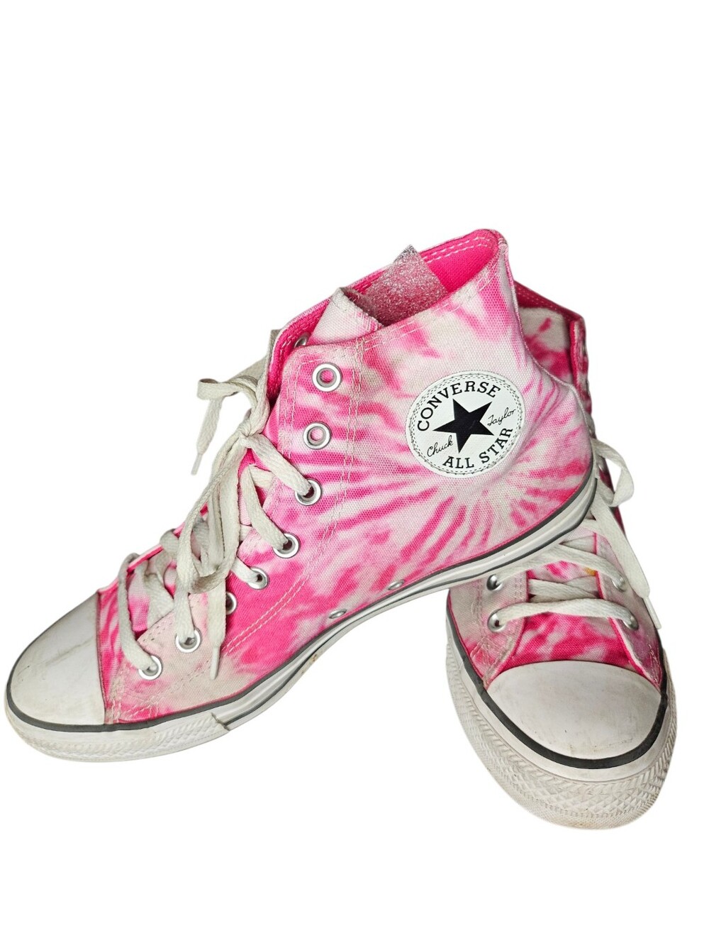 Converse Chuck Taylor All Star Pink Tie Dye High Top Sneakers Men's 10.5 W 12.5
